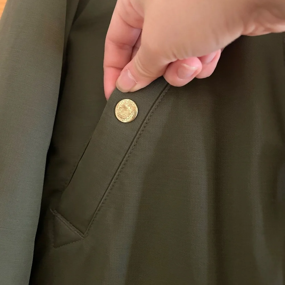 J.Crew Green Parka Primaloft Hooded Jacket - Picture 7 of 13